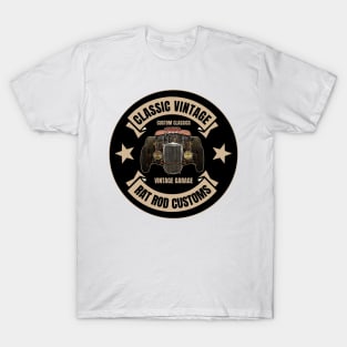 Classic Vintage - Rat Rod Customs T-Shirt